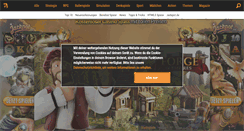 Desktop Screenshot of browsergames.de