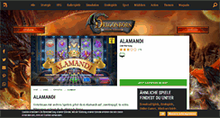 Desktop Screenshot of alamandi.browsergames.de