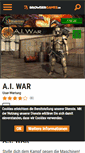 Mobile Screenshot of aiwar.browsergames.de