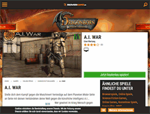 Tablet Screenshot of aiwar.browsergames.de