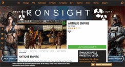 Desktop Screenshot of antique-empire.browsergames.de