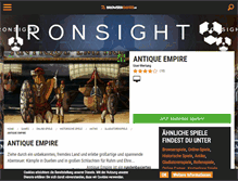 Tablet Screenshot of antique-empire.browsergames.de