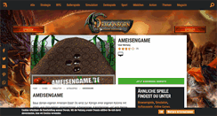 Desktop Screenshot of ameisengame.browsergames.de