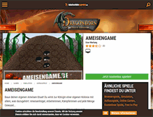 Tablet Screenshot of ameisengame.browsergames.de