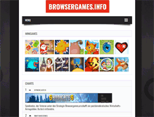 Tablet Screenshot of browsergames.info